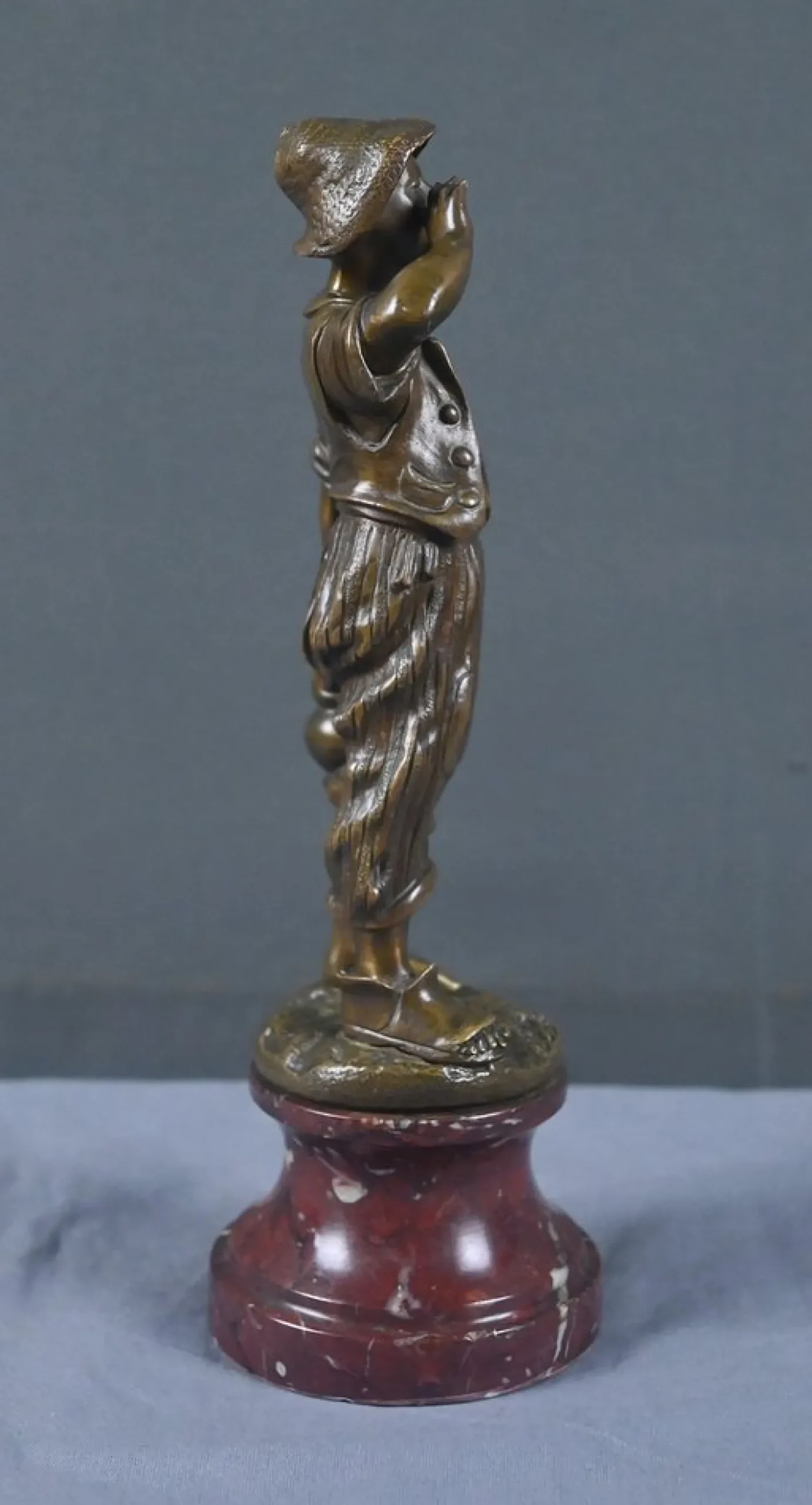 Dubois, der kleine Wasserträger aus Bronze, spätes 19. Jh