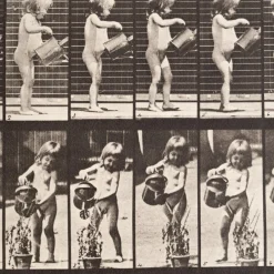 Eadweard Muybridge, Schwarz-Weiß-Bild, 1982, Fotografie, Gerahmt