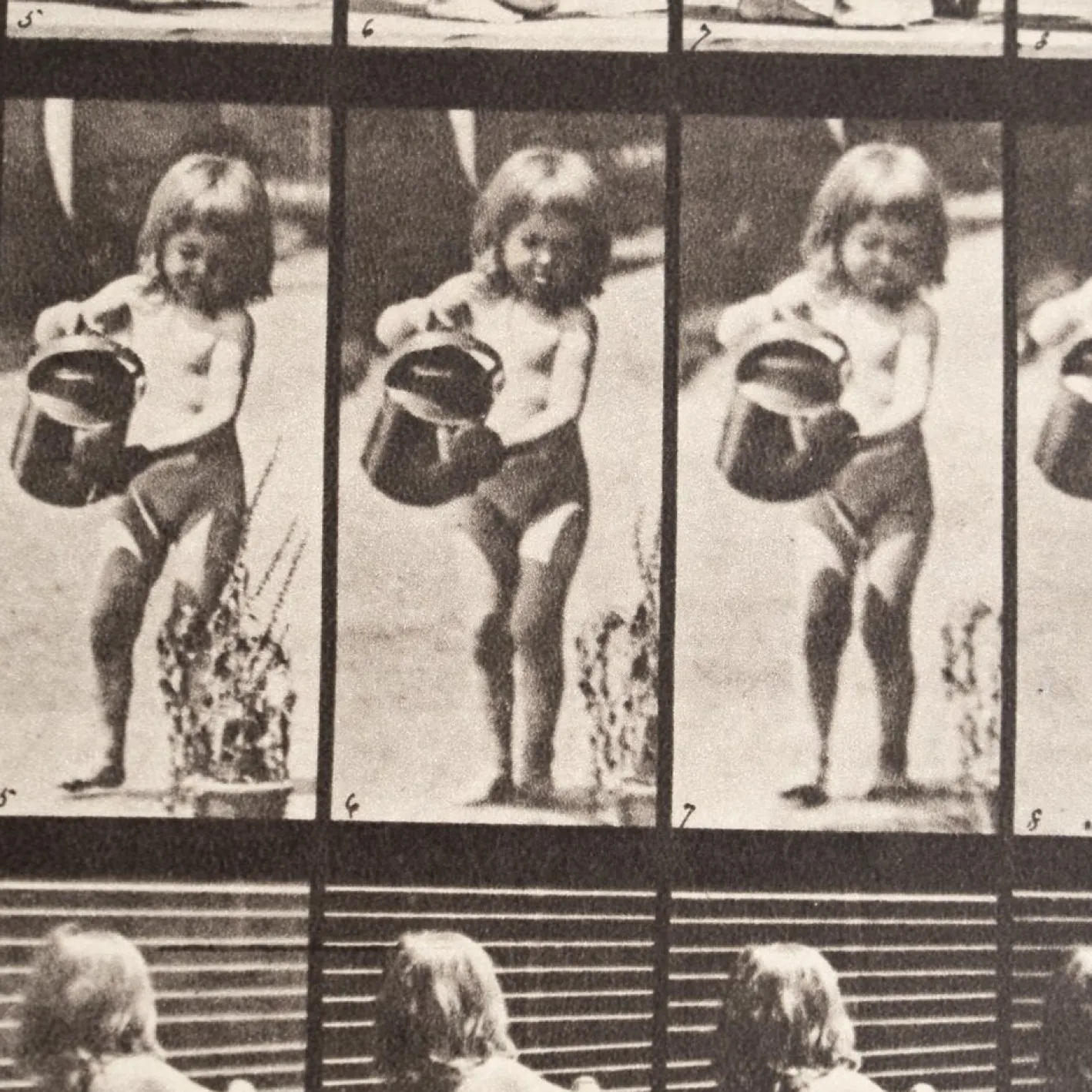 Eadweard Muybridge, Schwarz-Weiß-Bild, 1982, Fotografie, Gerahmt