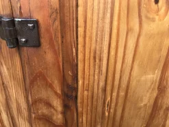 Eckkommode aus Holz, 1970er