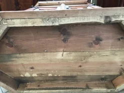 Eckkommode aus Holz, 1970er