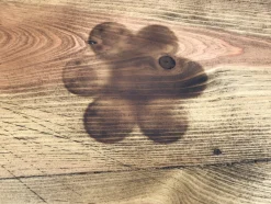 Eckkommode aus Holz, 1970er