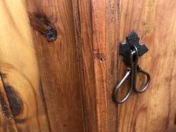Eckkommode aus Holz, 1970er