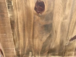 Eckkommode aus Holz, 1970er