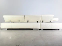 Ecksofa aus Leder von Brühl