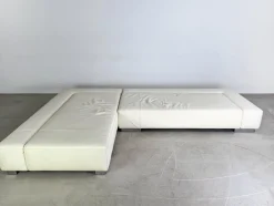 Ecksofa aus Leder von Brühl