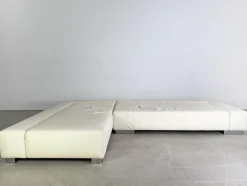 Ecksofa aus Leder von Brühl