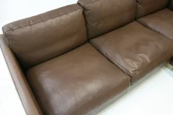 Ecksofa aus Leder von Georg Thams für Vejen Polstermöbelfabrik, Denmark, 1970er