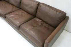 Ecksofa aus Leder von Georg Thams für Vejen Polstermöbelfabrik, Denmark, 1970er