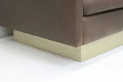 Ecksofa aus Leder von Georg Thams für Vejen Polstermöbelfabrik, Denmark, 1970er