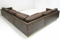 Ecksofa aus Leder von Georg Thams für Vejen Polstermöbelfabrik, Denmark, 1970er