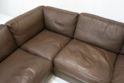 Ecksofa aus Leder von Georg Thams für Vejen Polstermöbelfabrik, Denmark, 1970er
