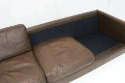 Ecksofa aus Leder von Georg Thams für Vejen Polstermöbelfabrik, Denmark, 1970er