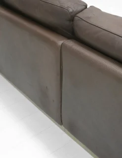 Ecksofa aus Leder von Georg Thams für Vejen Polstermöbelfabrik, Denmark, 1970er