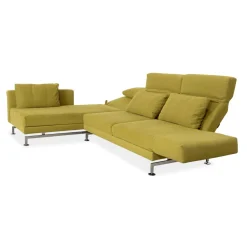 Ecksofa aus Moule Stoff von Brühl