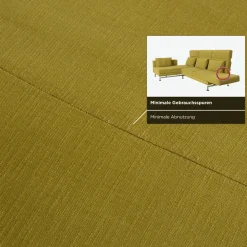 Ecksofa aus Moule Stoff von Brühl