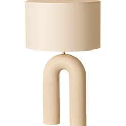 Ecru Keramik Arko Tischlampe von Simone & Marcel