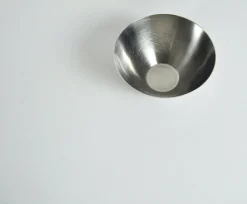 Edelstahl Schalen von Lundtofte, Dänemark, 1960er, 3er Set