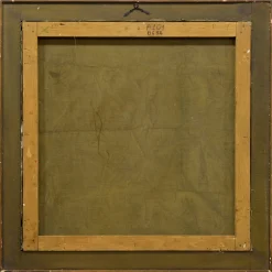 Edgar Lapierre, Familienszene, 1990er, Öl auf Leinwand, Gerahmt