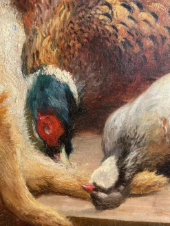 Edmonde De Borchard, Das Spiel, Öl auf Leinwand