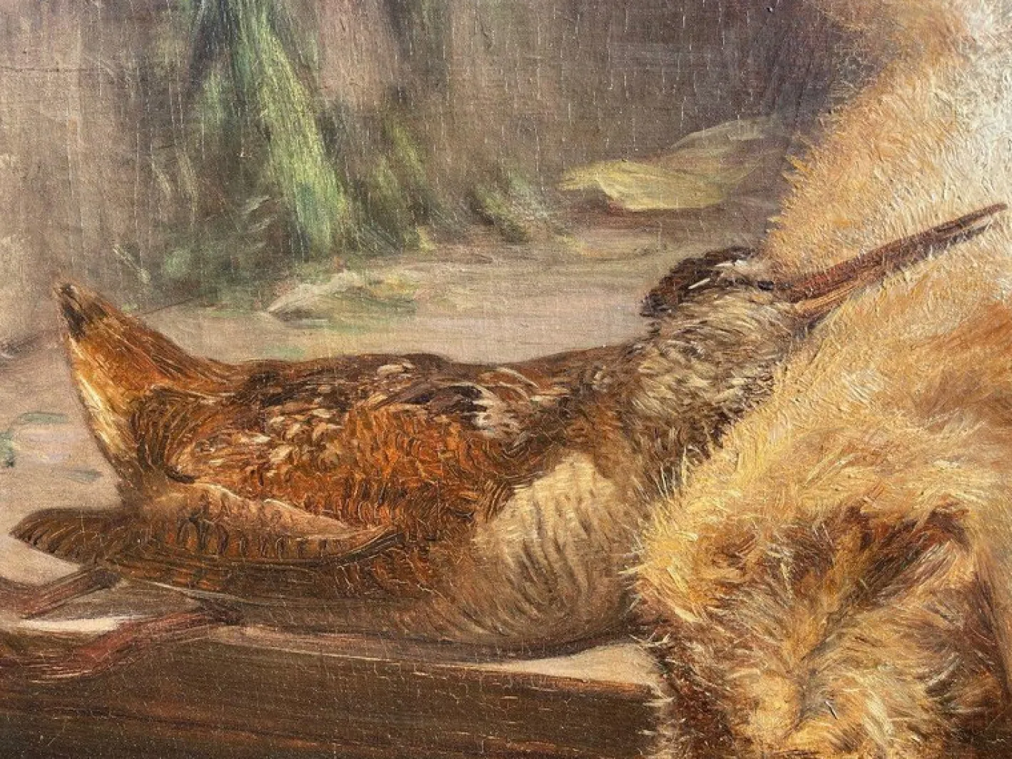 Edmonde De Borchard, Das Spiel, Öl auf Leinwand