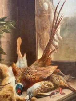 Edmonde De Borchard, Das Spiel, Öl auf Leinwand