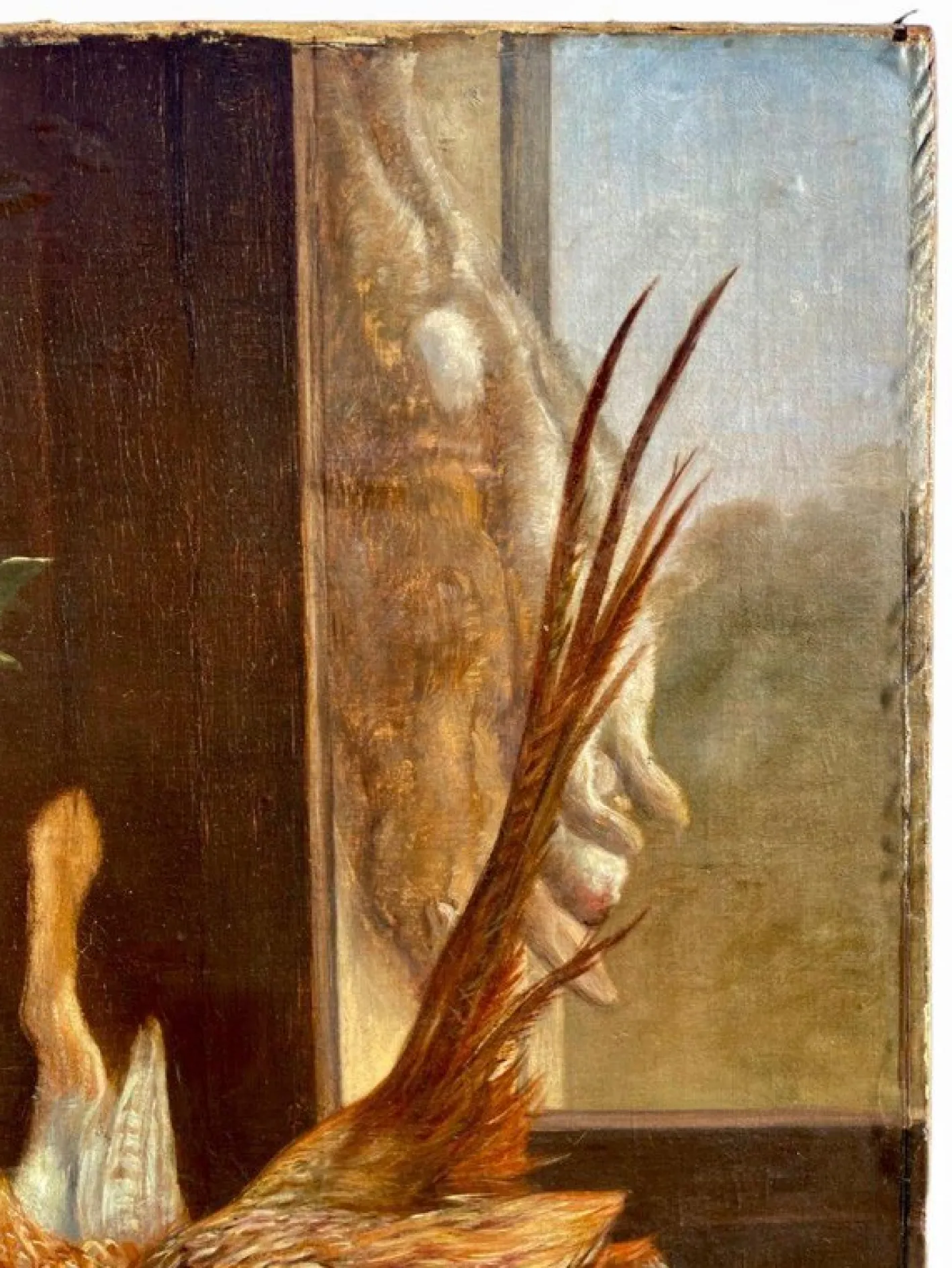 Edmonde De Borchard, Das Spiel, Öl auf Leinwand