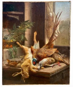 Edmonde De Borchard, Das Spiel, Öl auf Leinwand