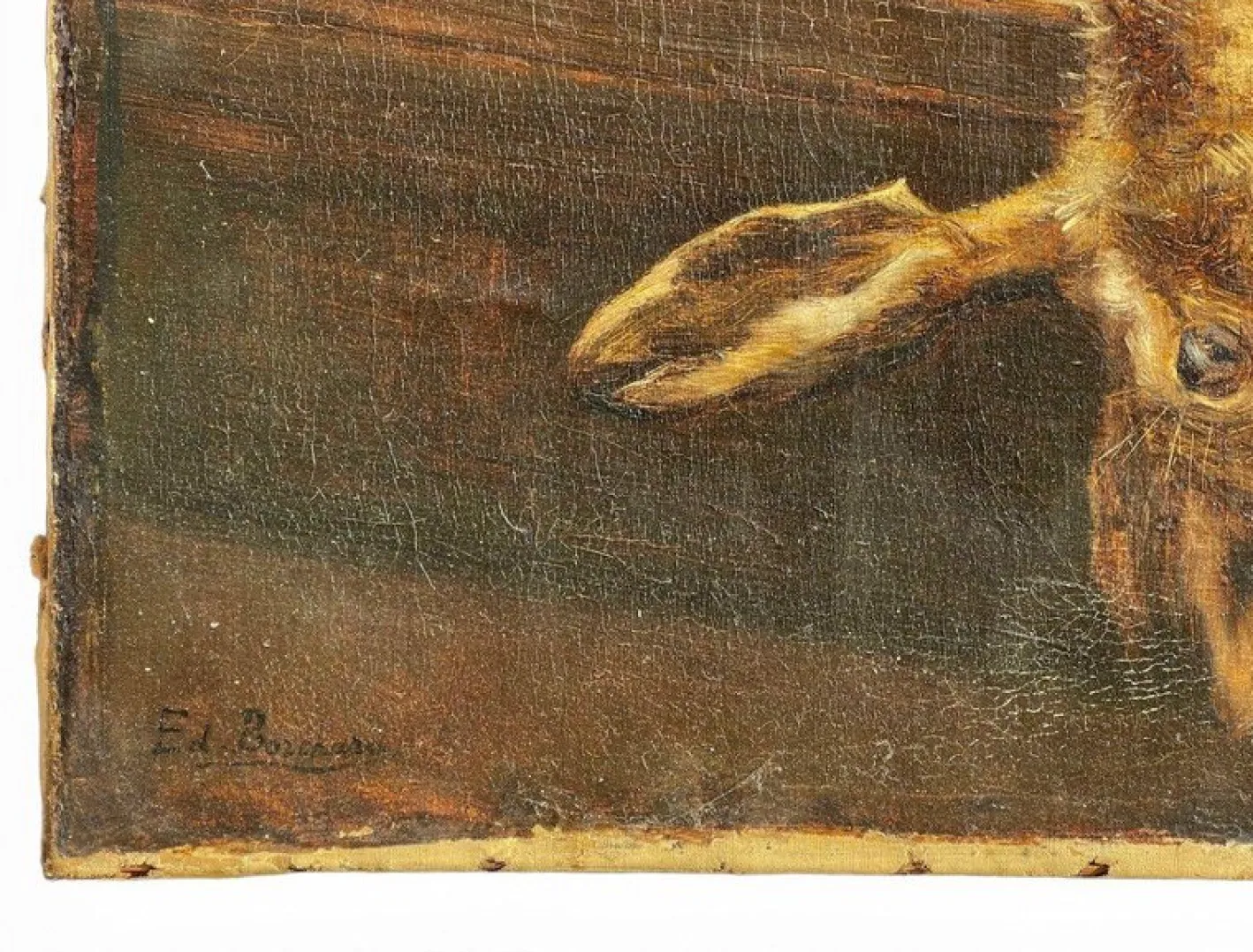 Edmonde De Borchard, Das Spiel, Öl auf Leinwand