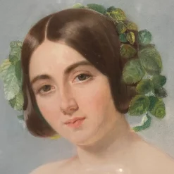Edmond Jewrin, Portrait eines jungen Adligen, 1843, Pastell auf Papier