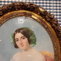 Edmond Jewrin, Portrait eines jungen Adligen, 1843, Pastell auf Papier