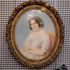 Edmond Jewrin, Portrait eines jungen Adligen, 1843, Pastell auf Papier