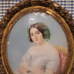 Edmond Jewrin, Portrait eines jungen Adligen, 1843, Pastell auf Papier