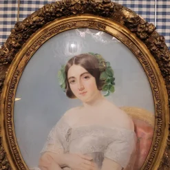 Edmond Jewrin, Portrait eines jungen Adligen, 1843, Pastell auf Papier