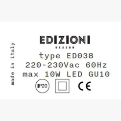 ED38.09 Tischlampe von Edizioni Design