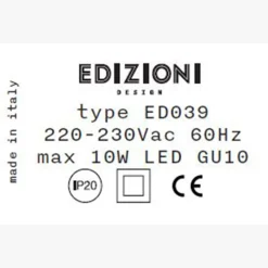 ED39.07 Tischlampe von Edizioni Design
