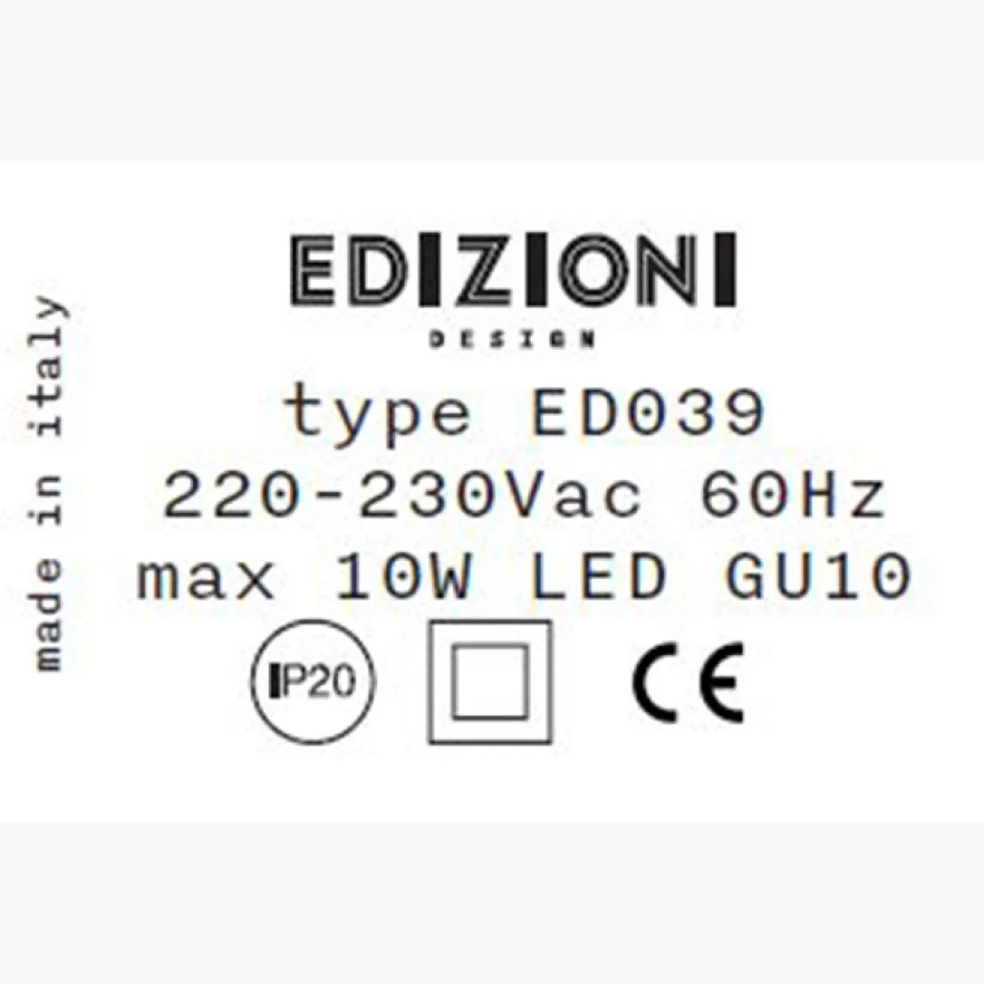 ED39.07 Tischlampe von Edizioni Design