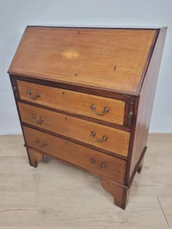 Edwardianisches Schreibpult mit Intarsien, 1910er