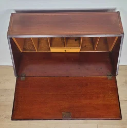 Edwardianisches Schreibpult mit Intarsien, 1910er