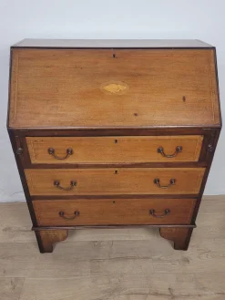 Edwardianisches Schreibpult mit Intarsien, 1910er