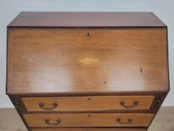 Edwardianisches Schreibpult mit Intarsien, 1910er