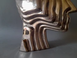 Edward Keramik Skulptur in Platin von Francesco Bellazecca