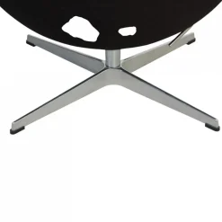 Egg Chair aus schwarzem Stoff von Arne Jacobsen, 2012