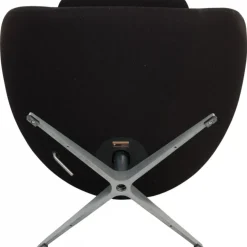 Egg Chair aus schwarzem Stoff von Arne Jacobsen, 2012