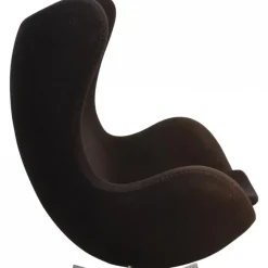 Egg Chair aus schwarzem Stoff von Arne Jacobsen, 2012
