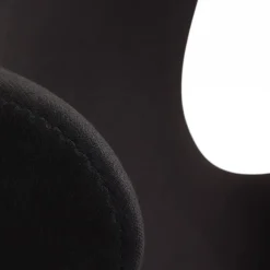 Egg Chair aus schwarzem Stoff von Arne Jacobsen, 2012