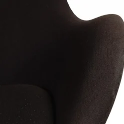 Egg Chair aus schwarzem Stoff von Arne Jacobsen, 2012