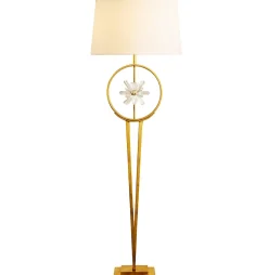 Eingekreiste Quarzkristall Star Lampe von John Richard