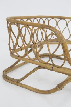 Einzelbett von Gio Ponti in Bambus und Rattan, Italien, 1950er