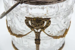 Eiskübel aus geschliffenem Glas